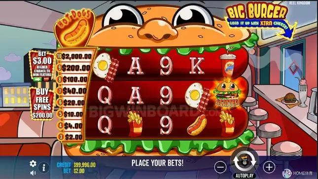 摩根汉堡巨无霸老虎机介绍